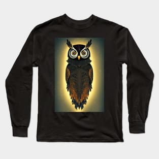 Beautiful magical owl Long Sleeve T-Shirt